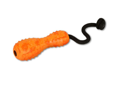 Ruffwear Gourdo Rubber Throw Dog Toy - Campfire Orange Small